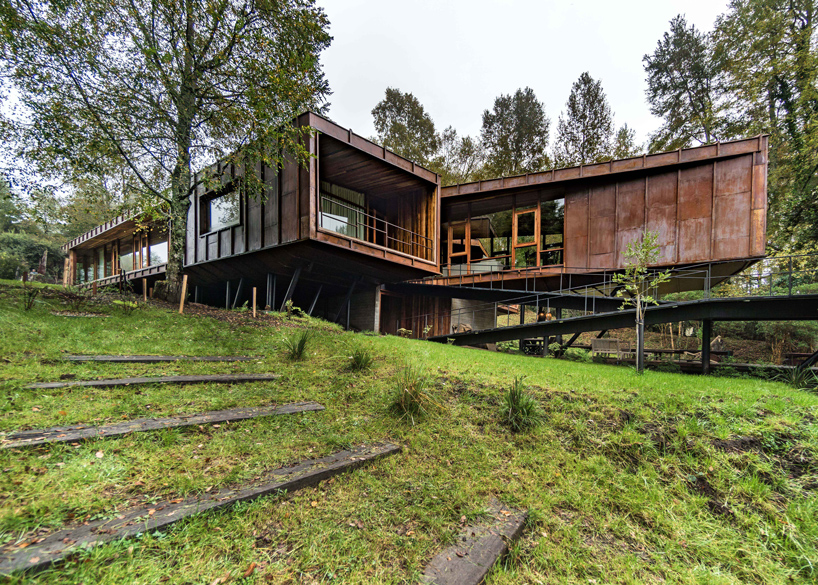 House showing water flow patterns